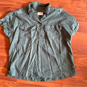 Cute half button up shirt